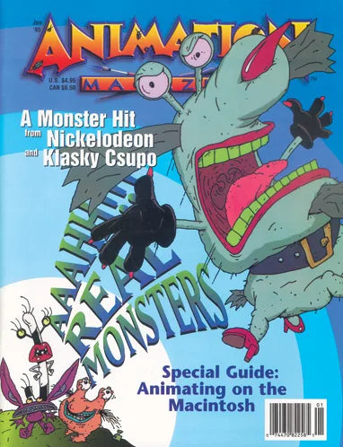 aaahh real monsters book Issue #32 January 1995 – Animation Magazine